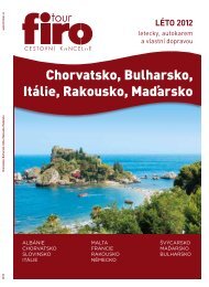 Chorvatsko, Bulharsko, Itálie, Rakousko, Maďarsko - FIRO-tour, a.s.