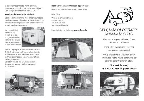 Downloaden - Belgian Oldtimer Caravan Club