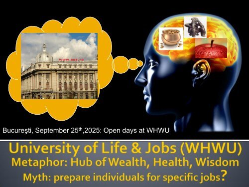 Bucureşti, September 25th,2025: Open days at WHWU