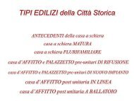 6 Lezione. Tipi edilizi della cittÃ  storica - Angelo Ferretti