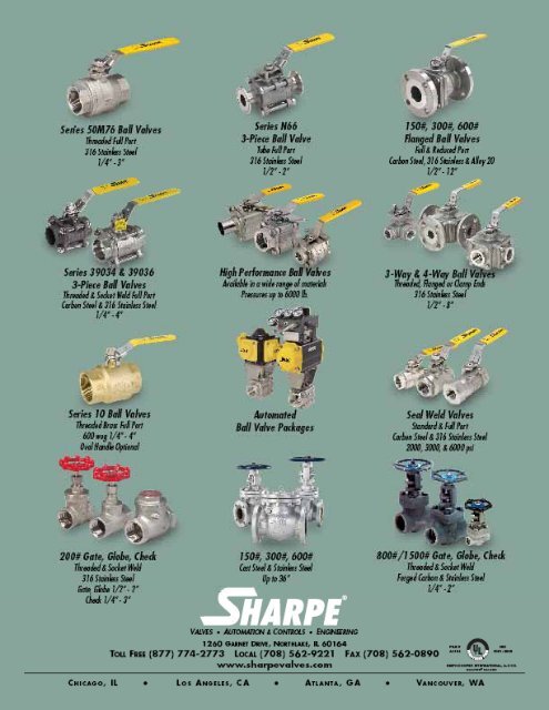 CAST BRACKETS - SharpeÂ® Valves