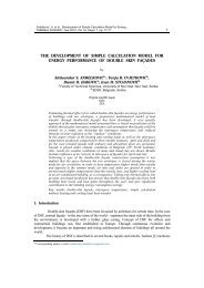 the development of simple calculation model for energy ... - doiSerbia