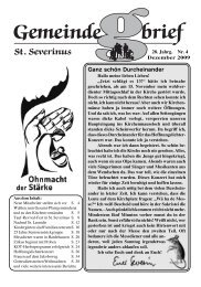 Download Gemeindebrief Nr. 4/2009 - Pastoralverbund Wendener ...