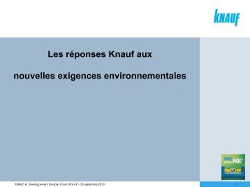réponses HQE - Forum Point.P