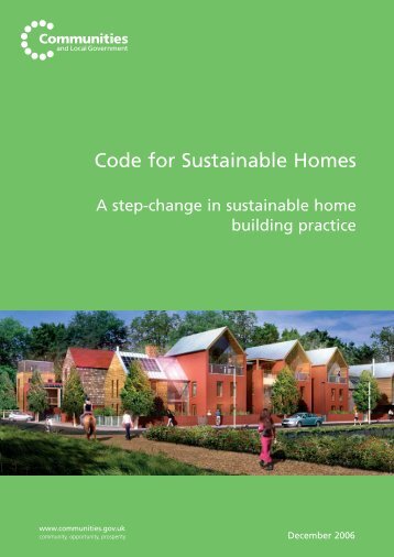Code for Sustainable Homes - Planning Portal