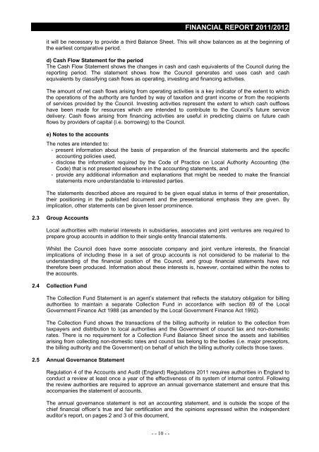 Statement of Accounts 2011/2012 - Blackburn with Darwen Borough ...