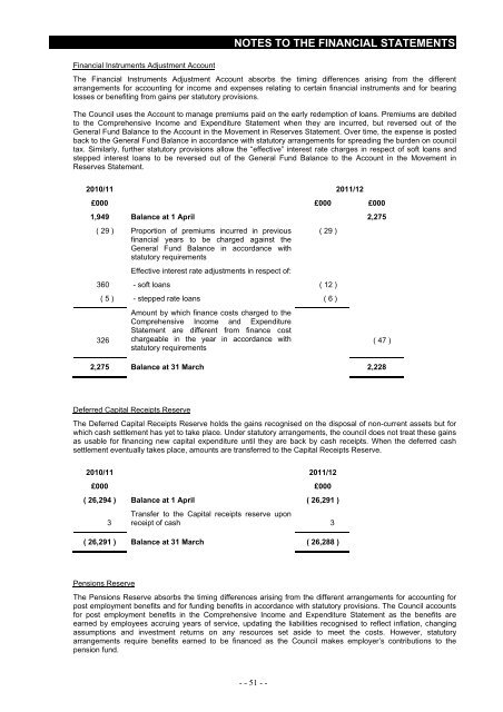 Statement of Accounts 2011/2012 - Blackburn with Darwen Borough ...