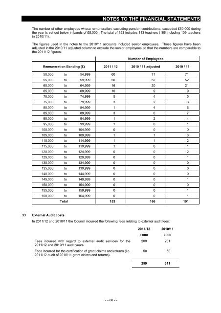 Statement of Accounts 2011/2012 - Blackburn with Darwen Borough ...