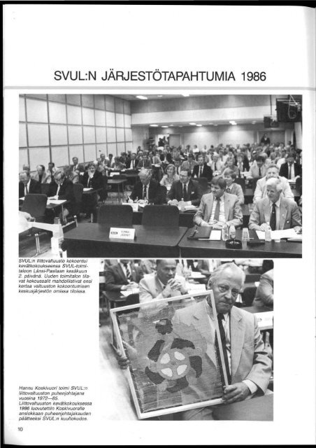 svul:n jÃ¤rjestÃ¶tapahtumia 1986