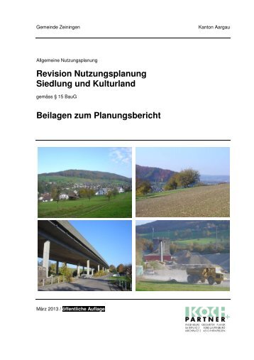 Planungsbericht_Beilagen - Gemeinde Zeiningen