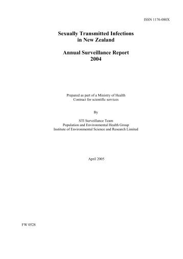 STI Surveillance Annual Report 2004 - Public Health Surveillance