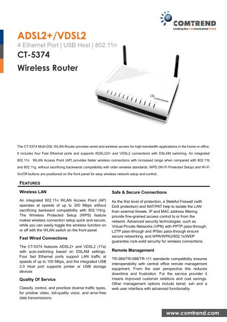 comtrend wireless router setup comtrend wireless router setup