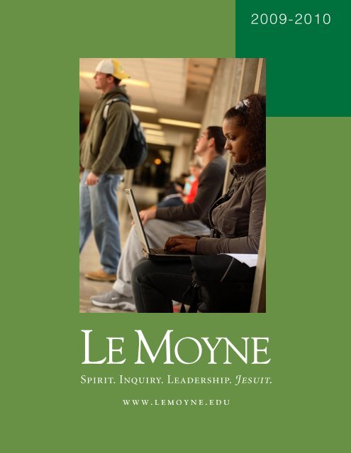 2009-2010 Catalog (pdf) - Le Moyne College