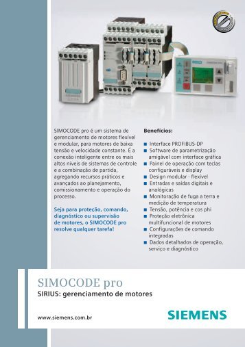 Folheto SIMOCODE.indd - Industry
