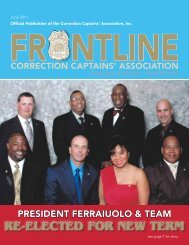 june 2011 - Correction Captains' Association