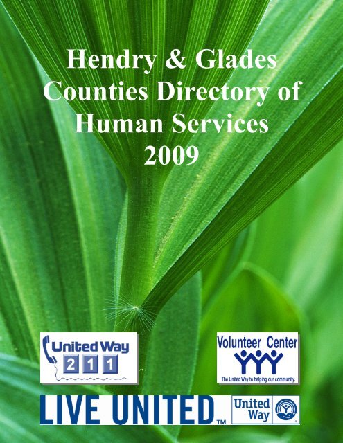 Hendry & Glades Counties Directory of Human ... - United Way