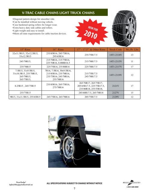 2010-11 Bluejay Tire Chain Catalogue - WordPress â www ...