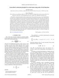 Generalized variational principle for excited states using nodes of ...