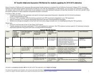 UC Transfer Admission Guarantee (TAG Matrix) for ... - Foothill College