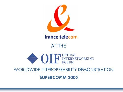 France Telecom - OIF