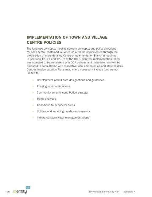 Official Community Plan - District of North Vancouver