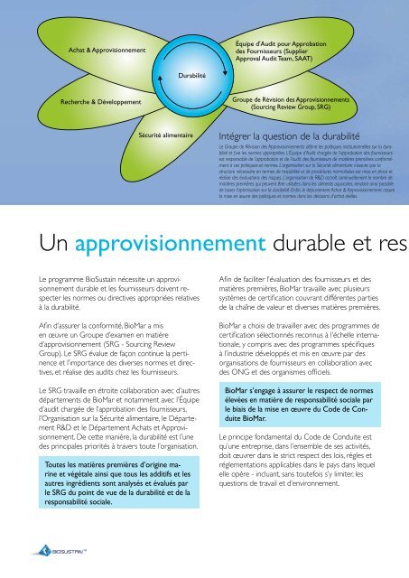 - Une approche durable de l'aquaculture - BioMar