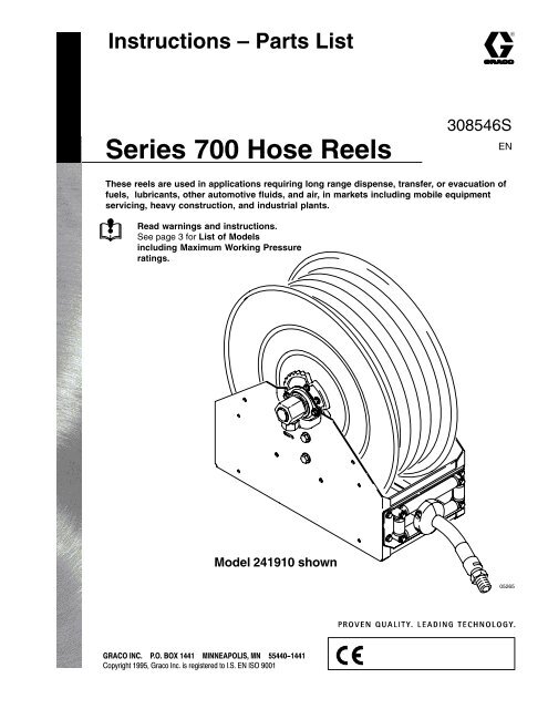 Hose Reel Parts