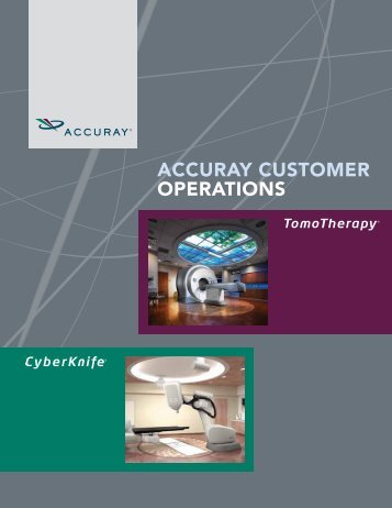 Customer Operations Brochure - Accuray