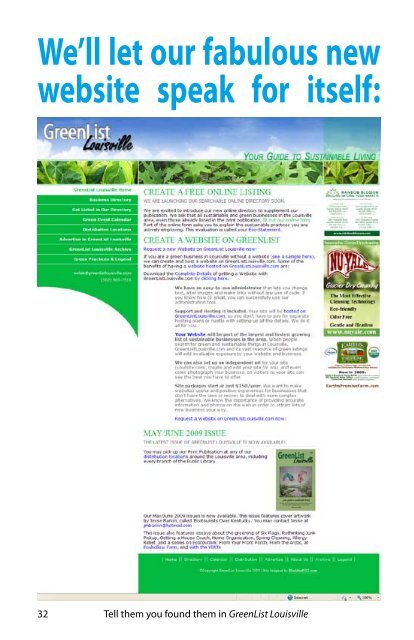 July/August 2009 - GreenList Louisville