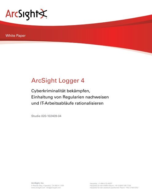 Arcsight Logger 4