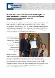 Marcella-Boveri-Preis der UniversitÃ¤t WÃ¼rzburg fÃ¼r die beste ...
