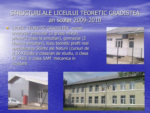 LICEUL TEORETIC GRADISTEA