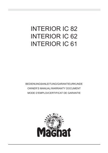 interior ic 82_62_61_manual.qxp - Magnat