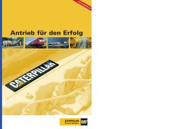 Cat Schiffsmotoren - Zeppelin Baumaschinen GmbH