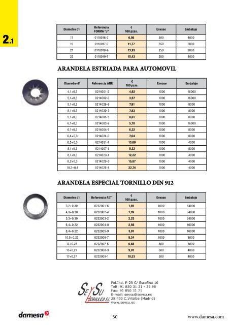 Tarifa de Precios