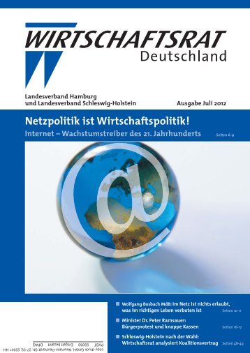 Netzpolitik ist Wirtschaftspolitik! - Wirtschaftsrat der CDU e.V.