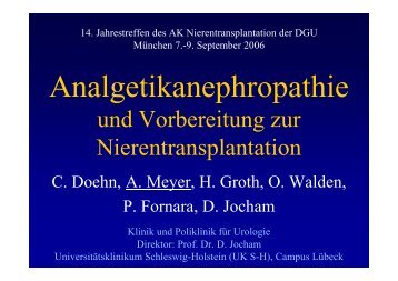 Analgetikanephropathie - nieren-transplantation.com