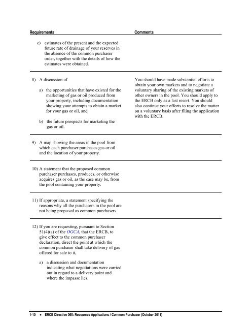 Directive 065: Resources Applications for Oil and Gas Reservoirs ...