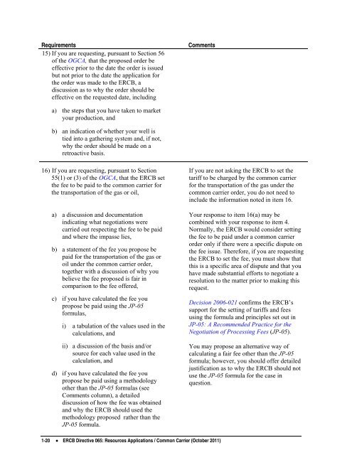 Directive 065: Resources Applications for Oil and Gas Reservoirs ...