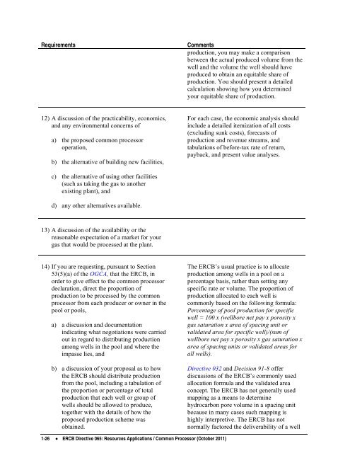 Directive 065: Resources Applications for Oil and Gas Reservoirs ...