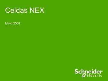 Celdas NEX - Schneider Electric