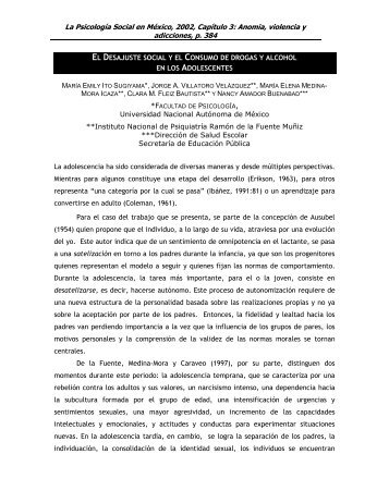 El desajuste social y - Unidad de Encuestas y AnÃ¡lisis de Datos