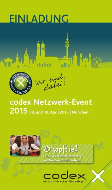 Einladungsflyer Netzwerk-Event 2015