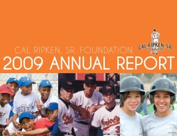 2009 donors - Cal Ripken, Sr. Foundation