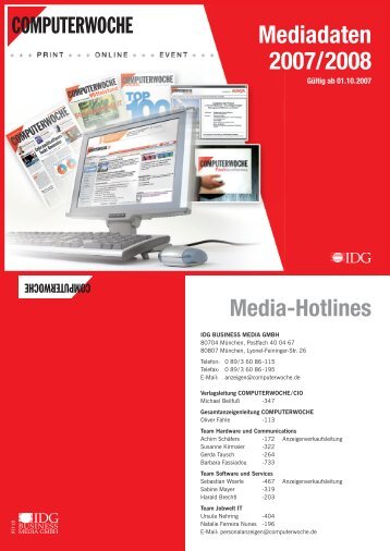 Mediadaten 2007/ 2008