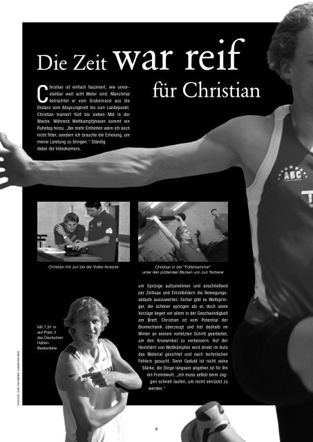 Christian knackte die EM-Norm: 7,91 m - ABC Ludwigshafen