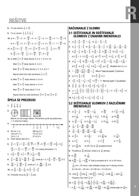 Skrivnosti Å¡tevil in oblik 7