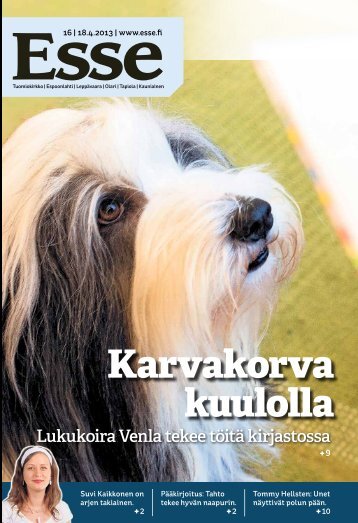 Esse 16/2013 (pdf) - Espoon seurakuntasanomat