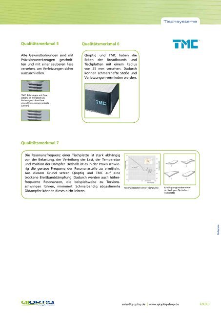 08-Optische Tische.pdf - Qioptiq Q-Shop