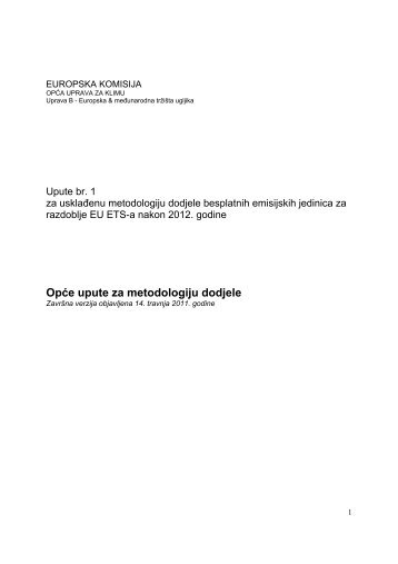 OpÄe upute za metodologiju dodjele - mzoip